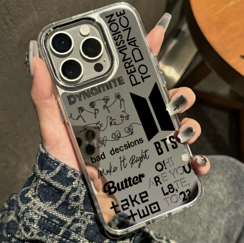 BANGTAN Tracklist Mirror Phone Case