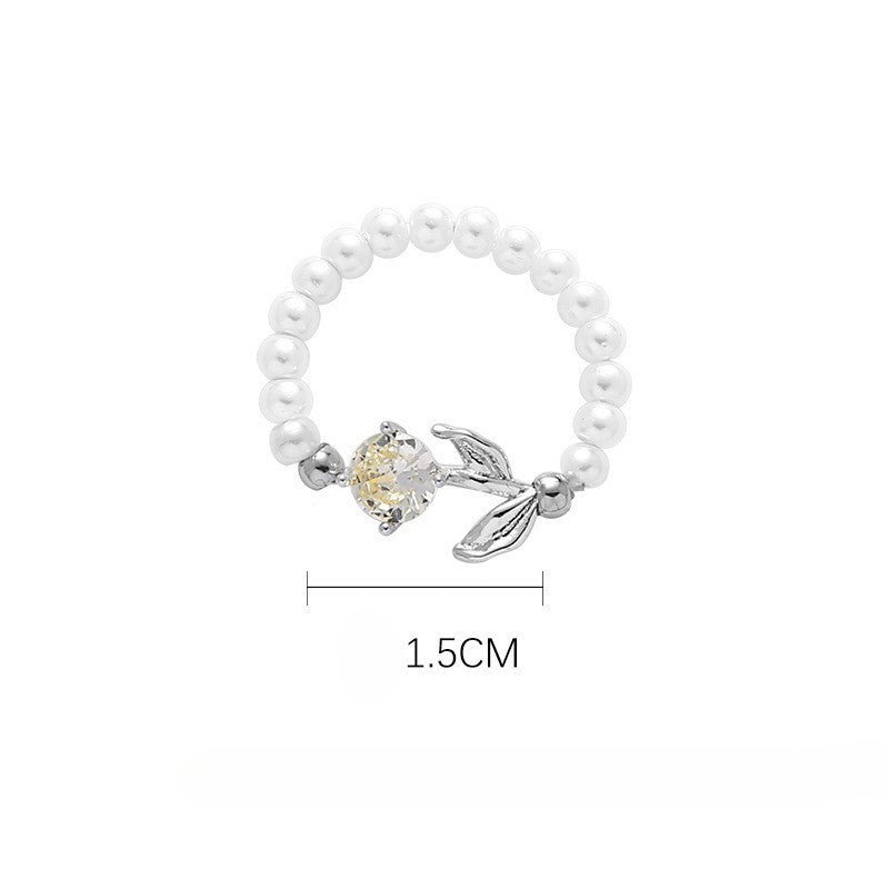 Retro Zircon Game Cos Ring