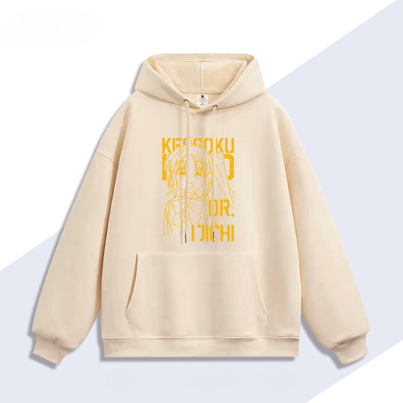 Casual Anime Yamada Print Hoodie