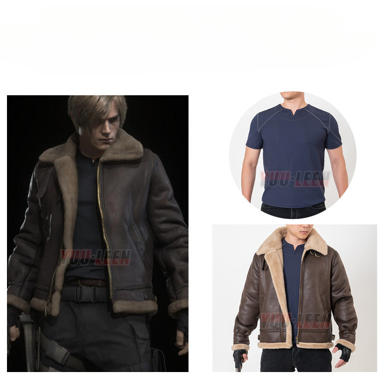 Men's Game Cosplay Jacket Shirt Set