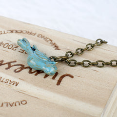 Creative Retro Bird's Nest Pendant Necklace