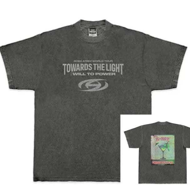 Kpop Towards The Light Print Loose T-shirt