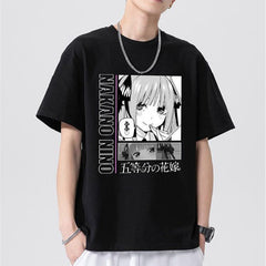 Men's and Women's Cotton Anime T-shirt