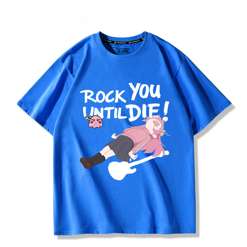 Funny Anime Graphic Short Sleeve T-Shirt