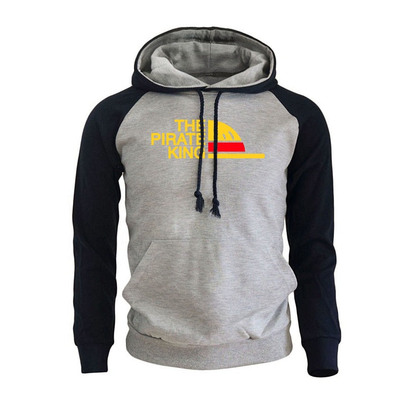 Trendy The Pirate King Raglan Sleeve Men's Hoodie