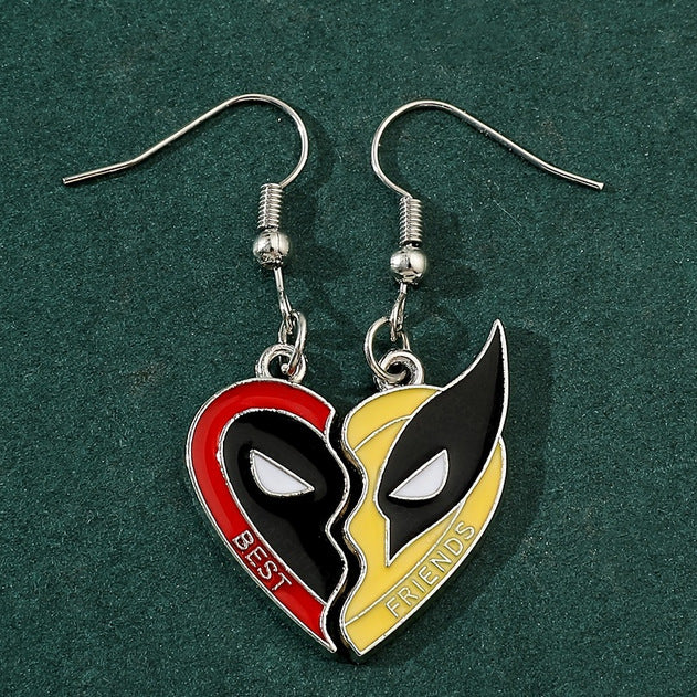 Deadpool and Wolverine Necklace Keychain