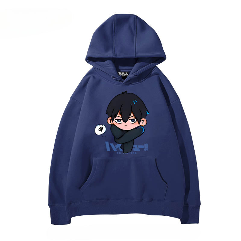 Unisex Anime Hinata Printed Pullover Hoodie