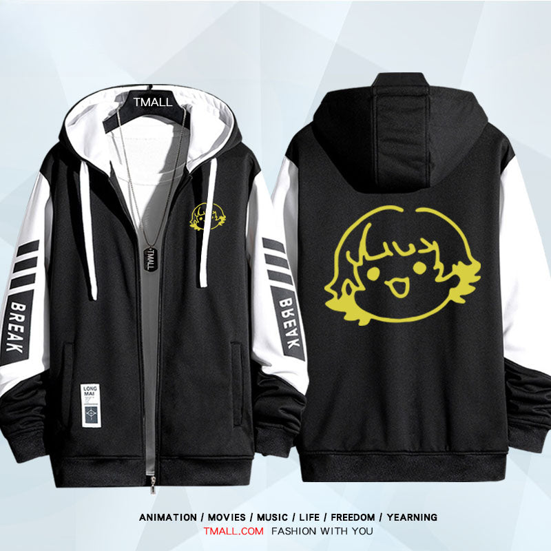 Unisex Anime Nagi Hooded Loose Jacket