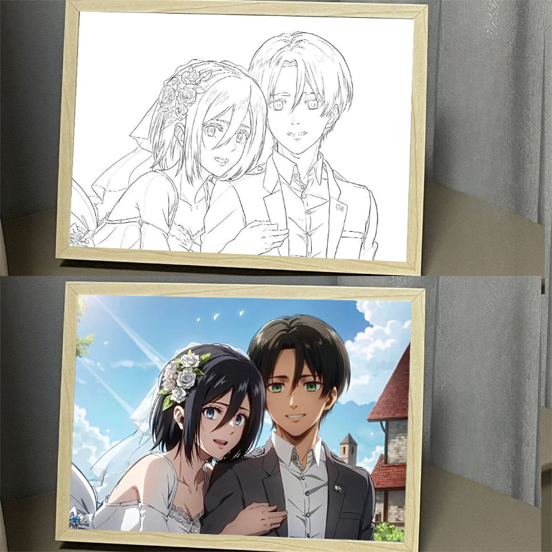 Decorative Anime Photo Frame Dimming Light