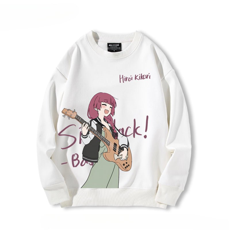 Women's Anime Crew Neck Sweatshirt
