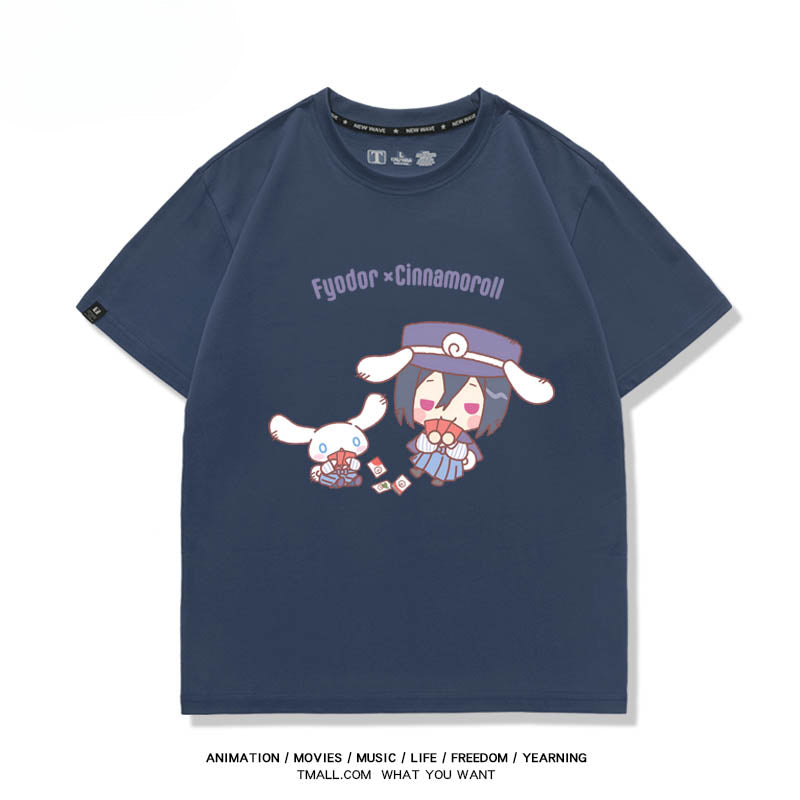 Women's Anime Print Cotton Summer T-shirt