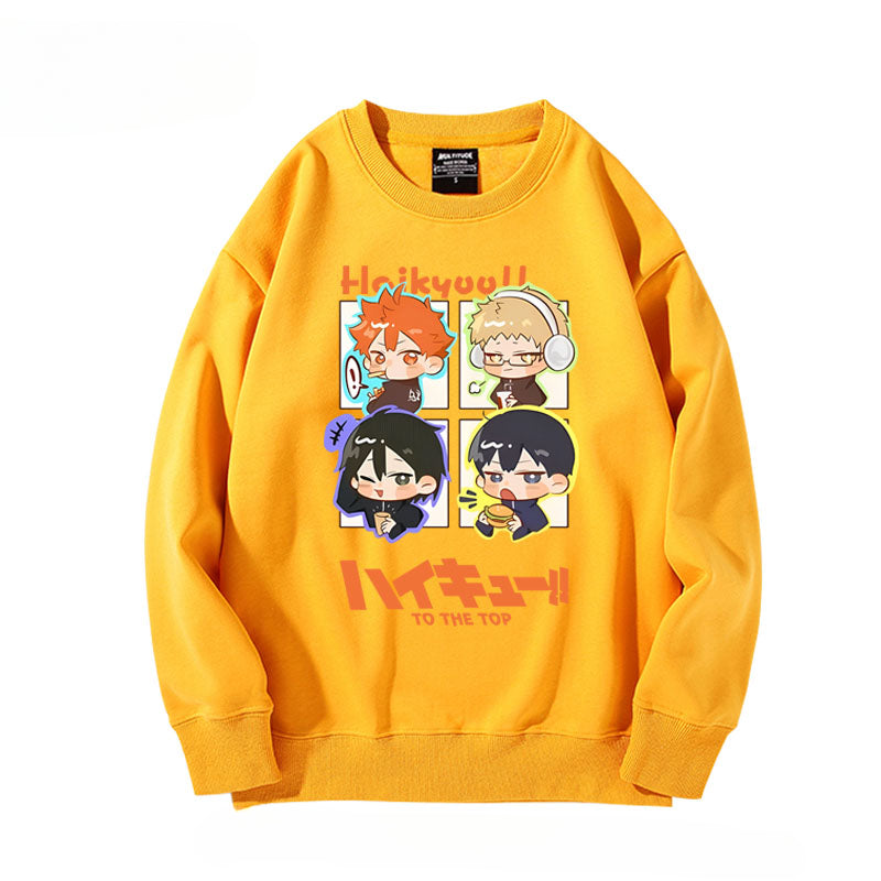 Unisex Hinata Anime Crew Neck Sweatshirt
