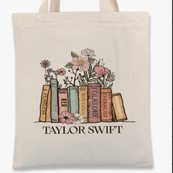 Taylor Song Printed Canvas Shoulder Bag Tote