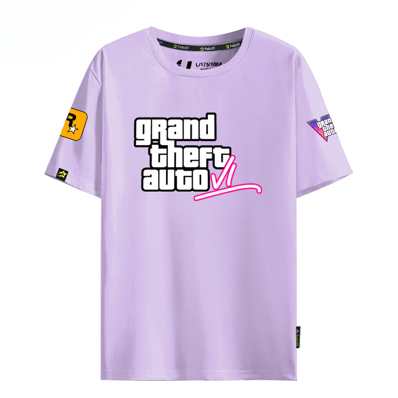 Casual Game R Star Short-sleeved T-shirt