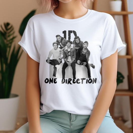 Women's 1D Graphic Print Casual T-Shirt