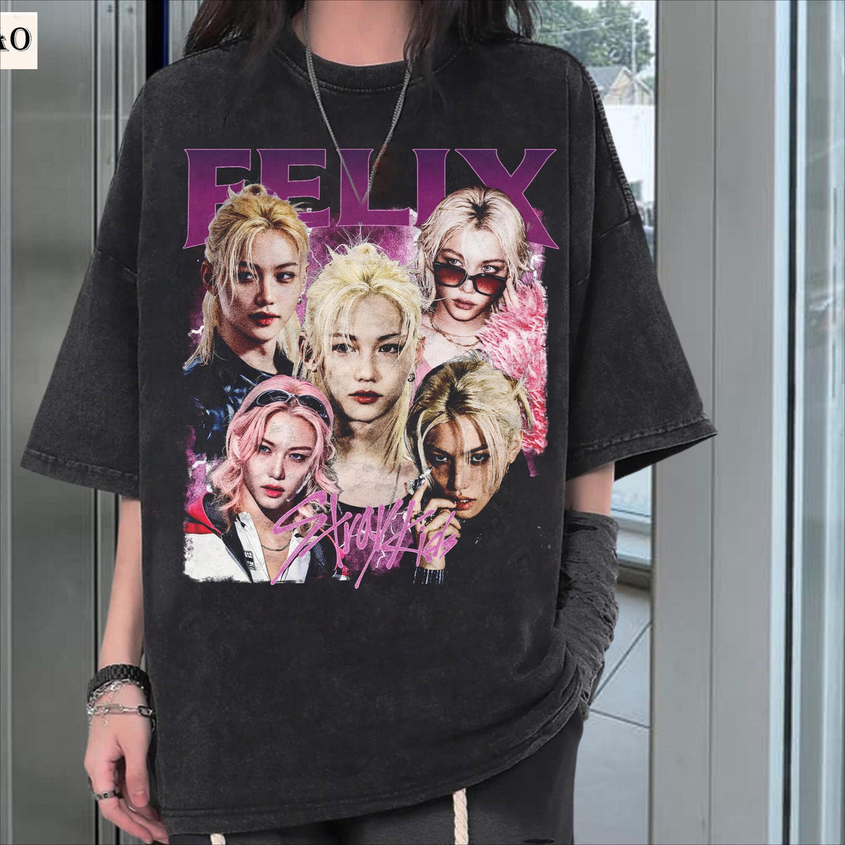 Vintage Felix Graphic Cotton Washed Tee