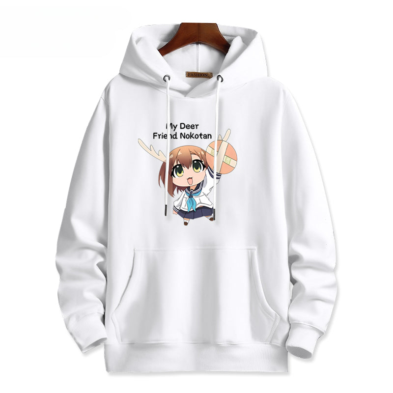 Women's Anime Graphic Print Loose Hoodie