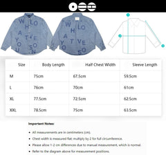 Versatile BANGTAN Printed Denim Jacket