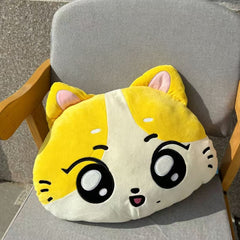 EN- Big Head Doll Throw Pillow