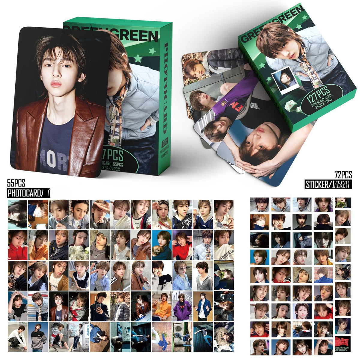 JUHOON GREENGREEN Photocard Stickers