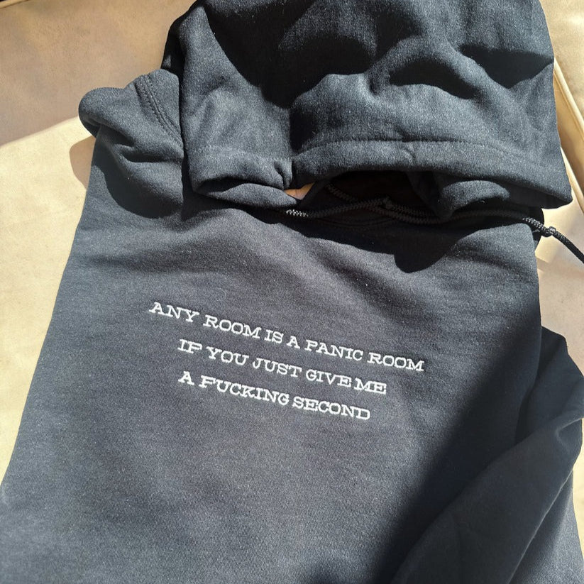 Panic Room Embroidered Hoodie