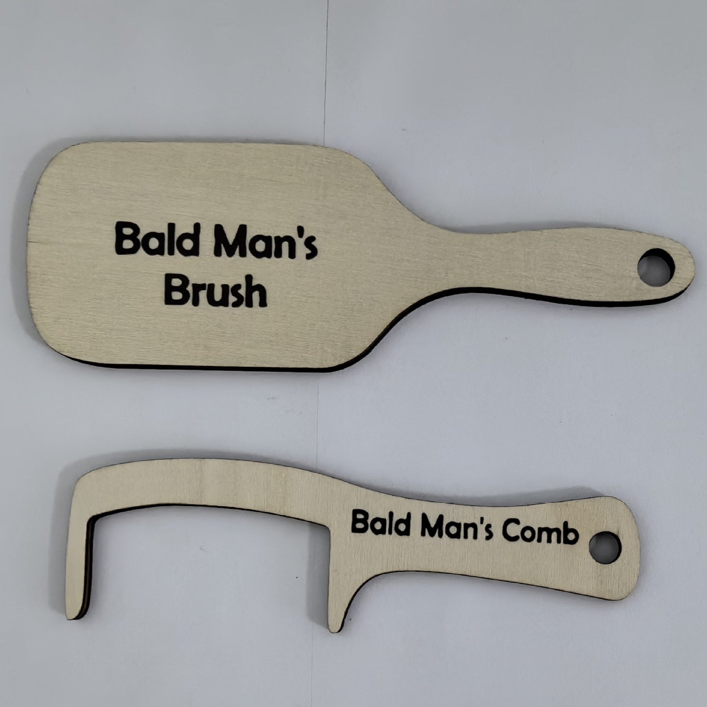 Bald Man's Brush and Comb