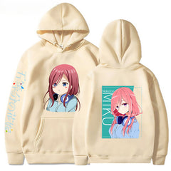 Casual Nakano Anime Printed Loose Hoodie