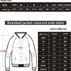 BOCCHI Anime Men's and Women's Baseball Jacket