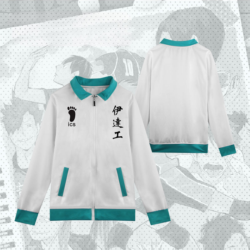 Unisex Hinata Shoyo Cosplay Coat School Uniforms