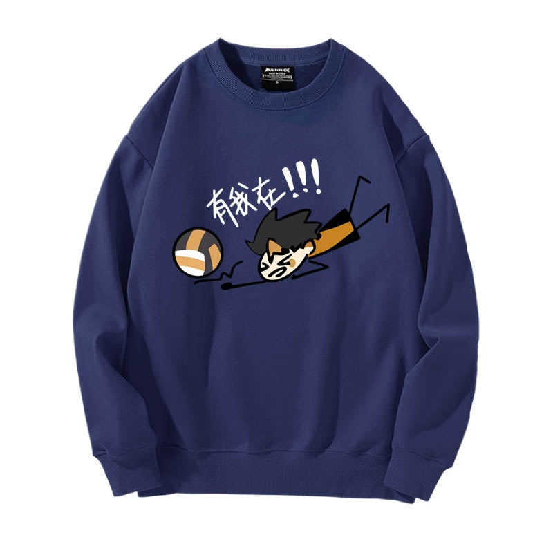 Women's Anime Graphic Print Sweatshirt