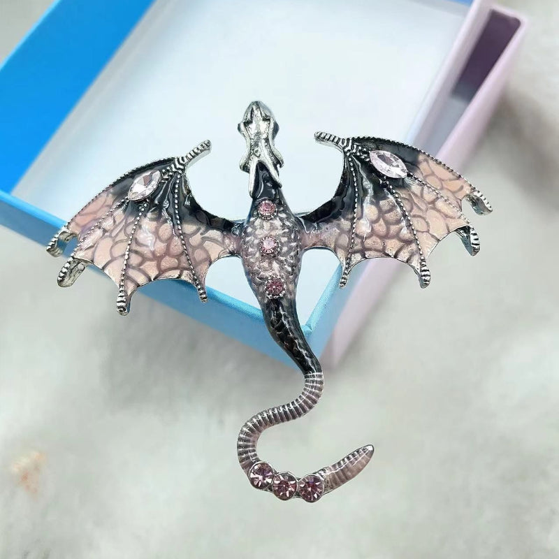 Retro Cartoon Dragon Shape Brooch