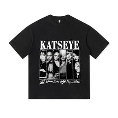 Unisex KPOP Poster Cotton T-shirt