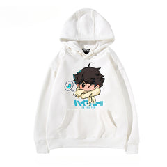 Unisex Anime Hinata Printed Pullover Hoodie