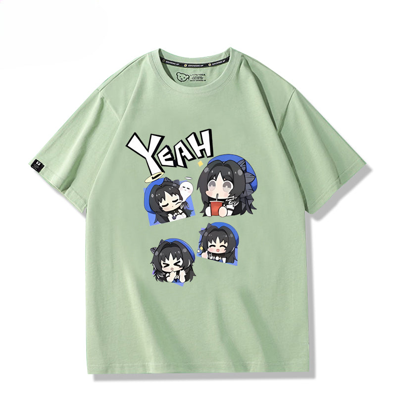 Casual Game Graphic Short-sleeved T-shirt