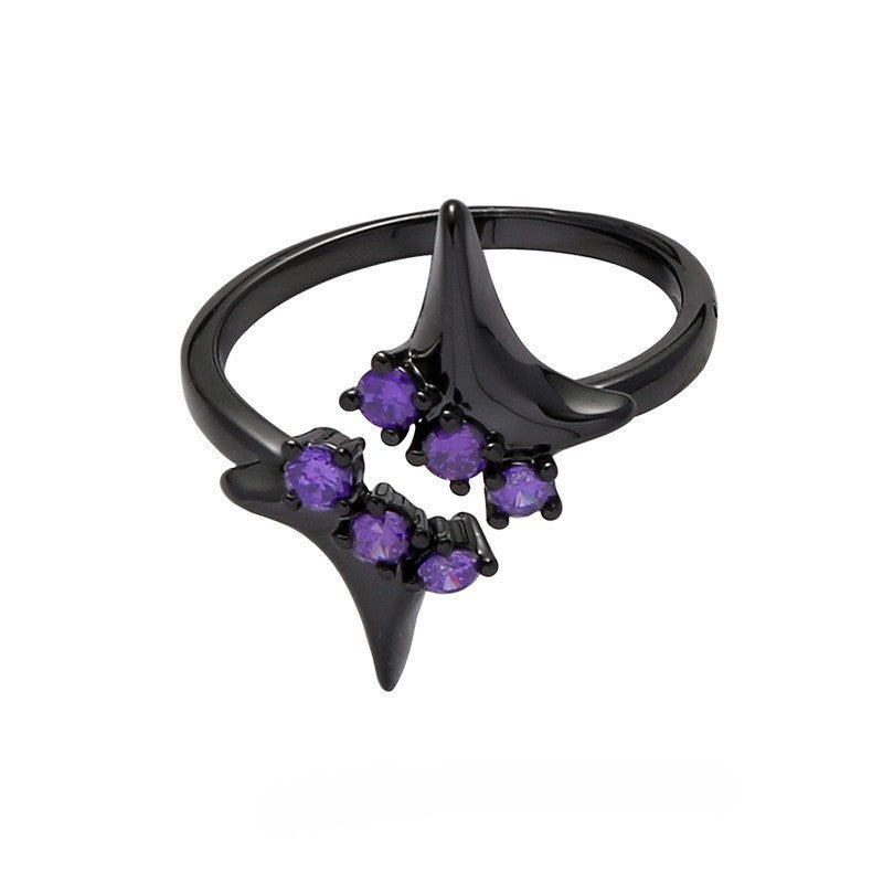 Retro Zircon Game Cos Ring