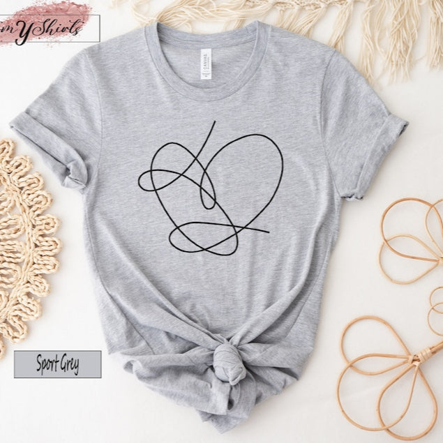 Women's Love Yourself Heart Sweatshirt