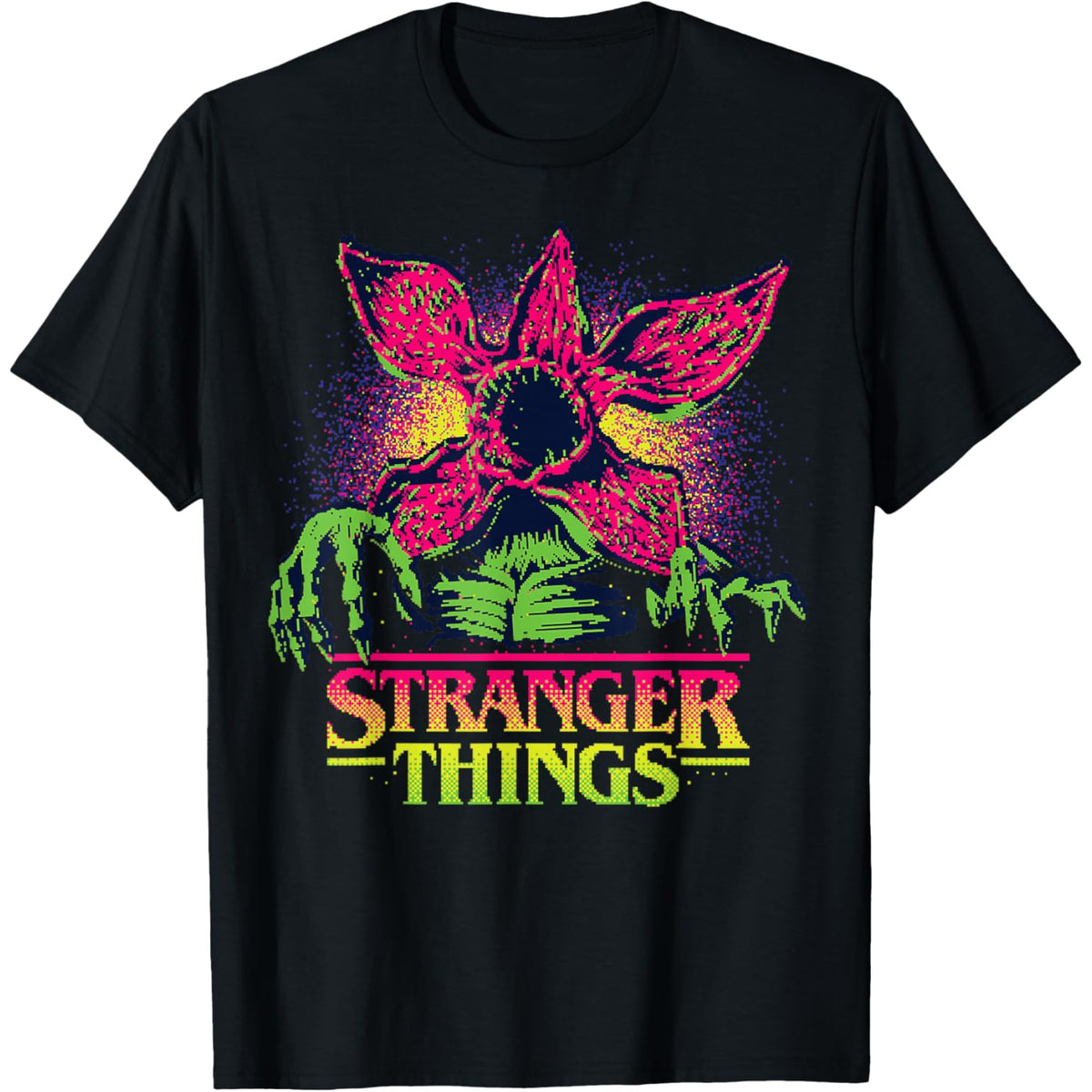 ST Season 5 Retro Video Game Demogorgon T-Shirt