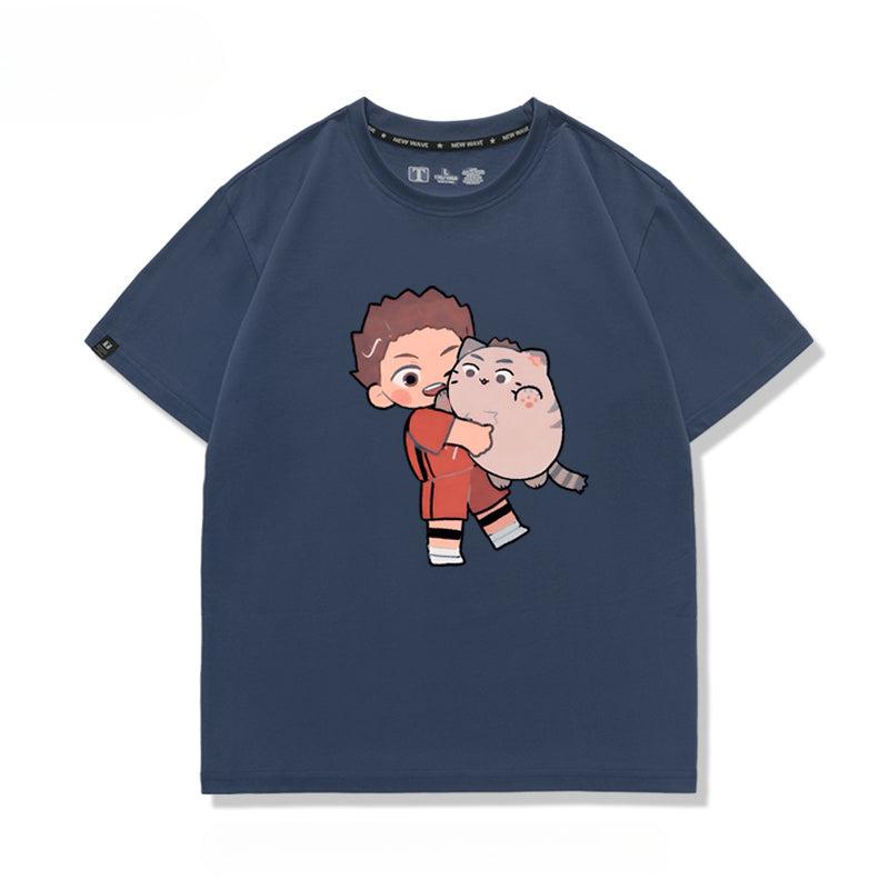 Women's Cute Anime Short-sleeved T-shirt