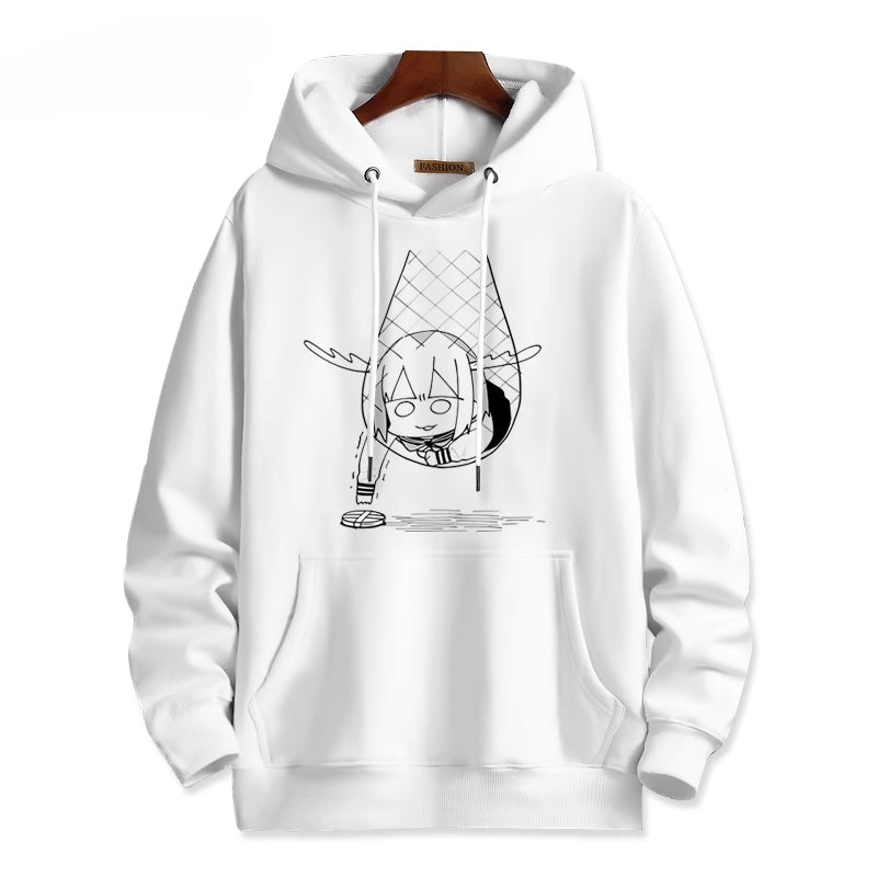 Cute Anime Printed Loose Hoodie