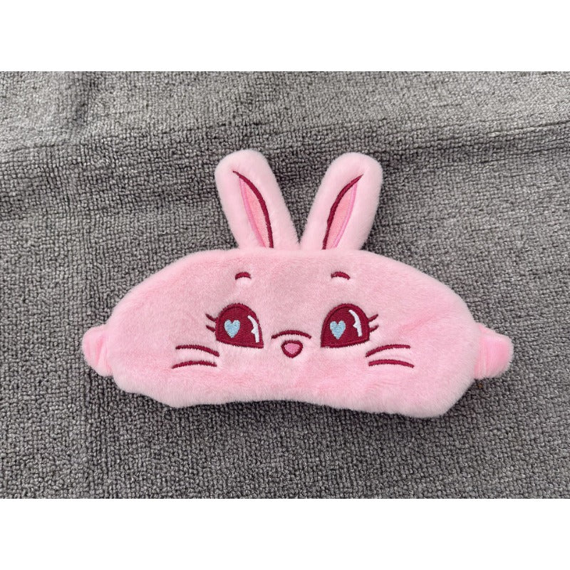 NJZ Rabbit Breathable Plush Eye Mask