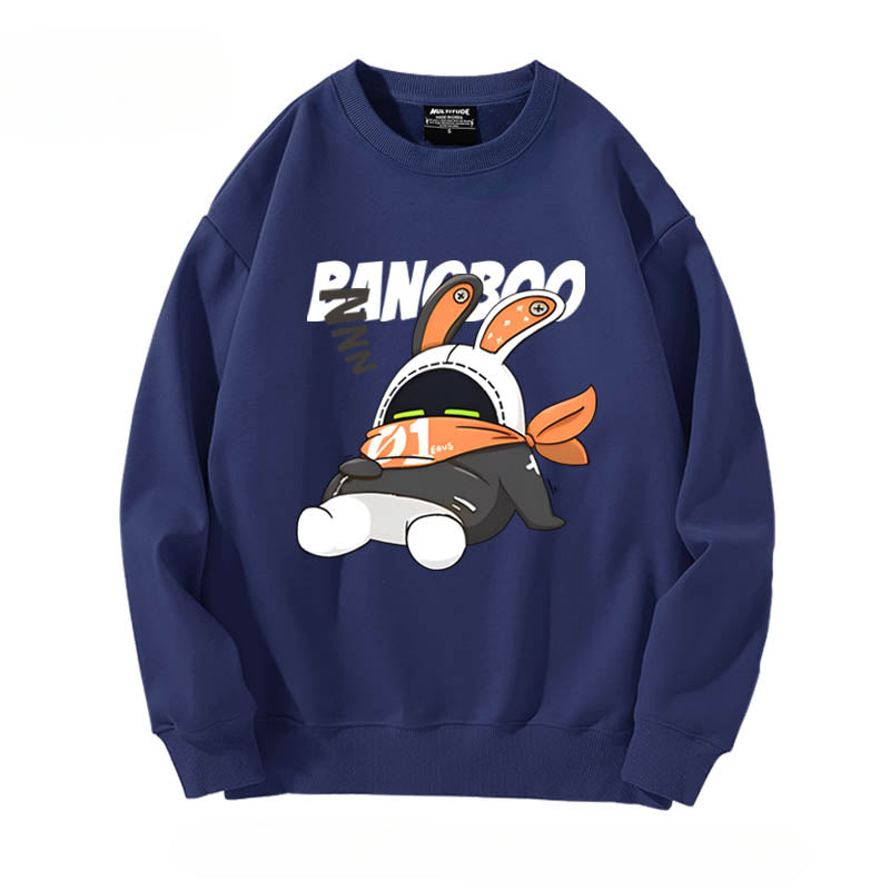 Cute Game Graphic Crew Neck Sweatshirt