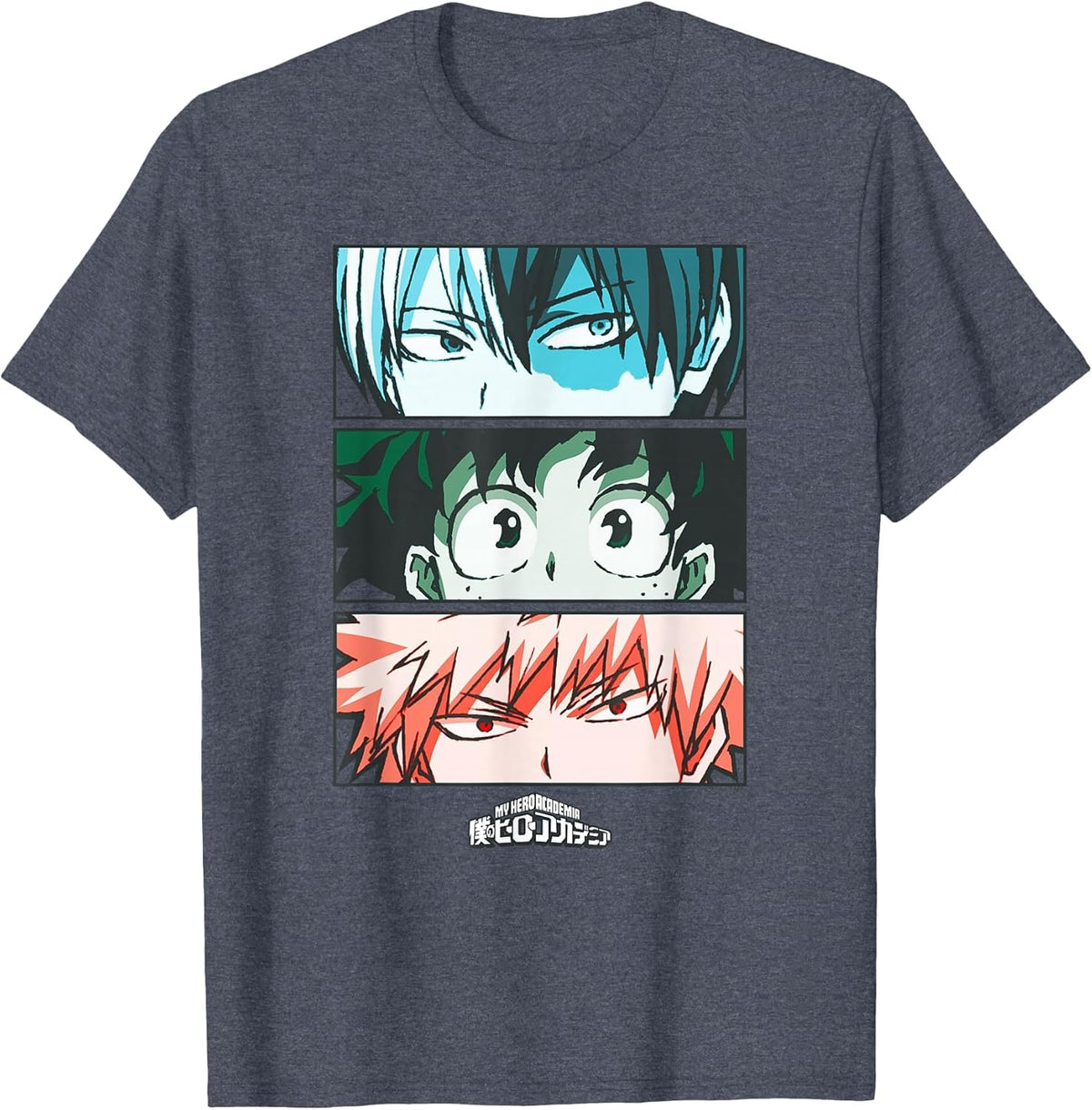 Todoroki Deku Bakugo Eyes Anime T-Shirt