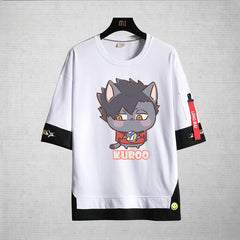 Unisex Cute Anime Printed Short-sleeved T-shirt
