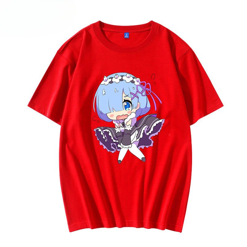 Women's Rem Anime Short-sleeved T-shirt