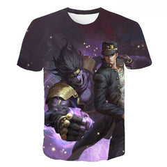 Men's Jojo 3D Print Crew Neck T-shirt