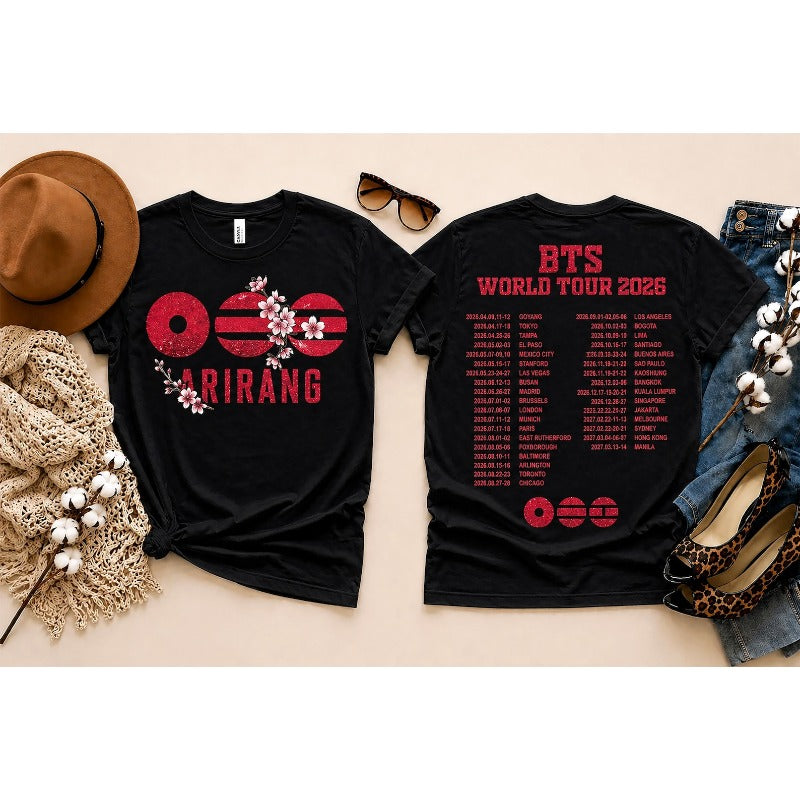 BANGTAN World Tour Arirang Floral Unisex Tee