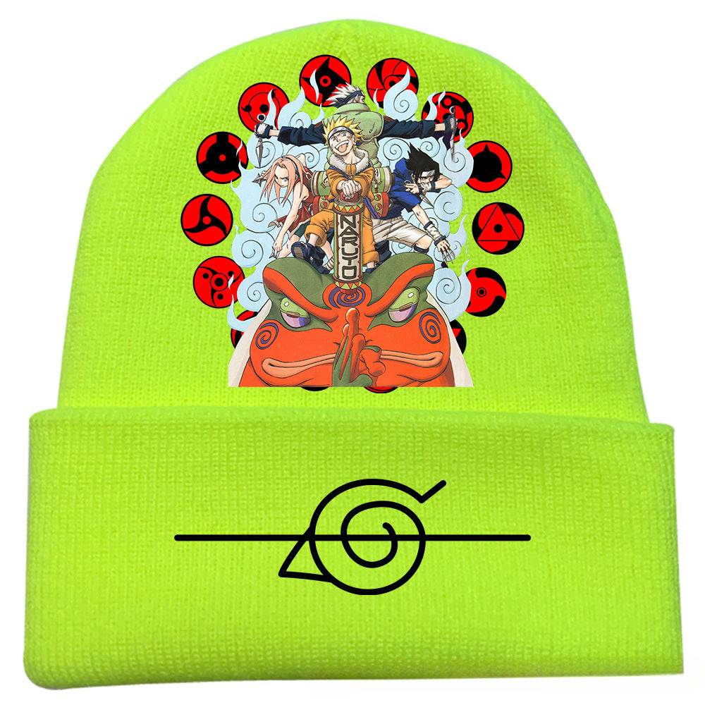 Casual Anime Printed Beanie