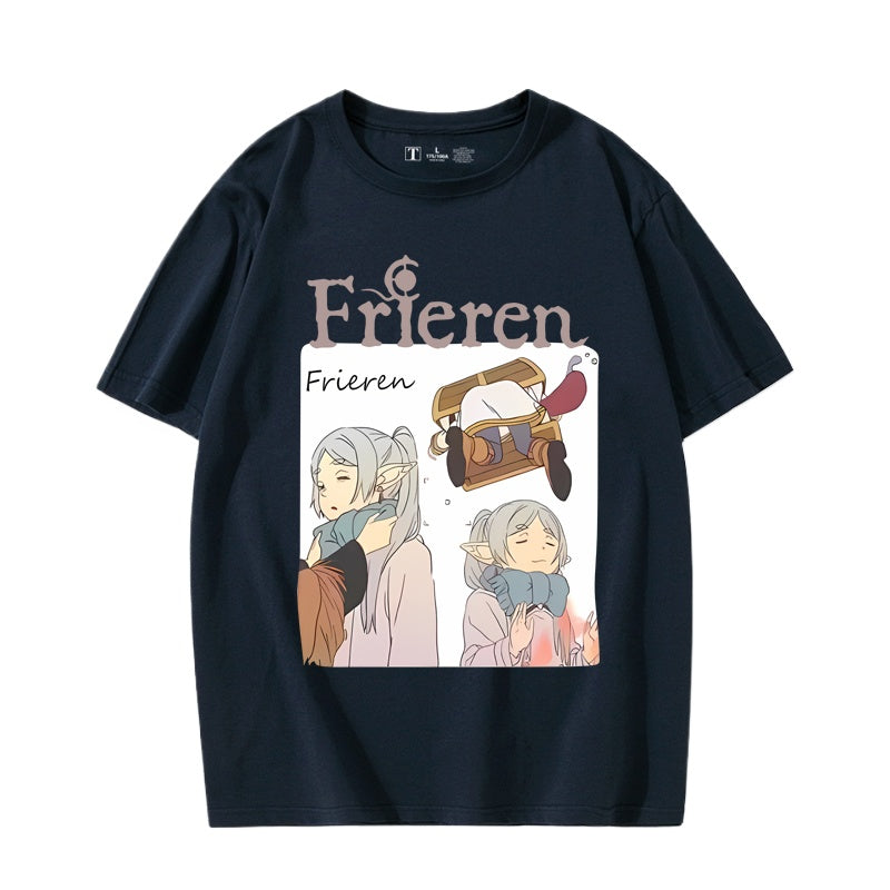 Casual Anime Pattern Short-sleeved T-shirt