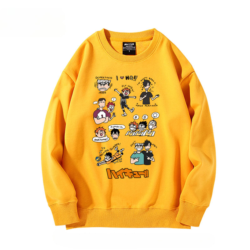Unisex Hinata Anime Crew Neck Sweatshirt