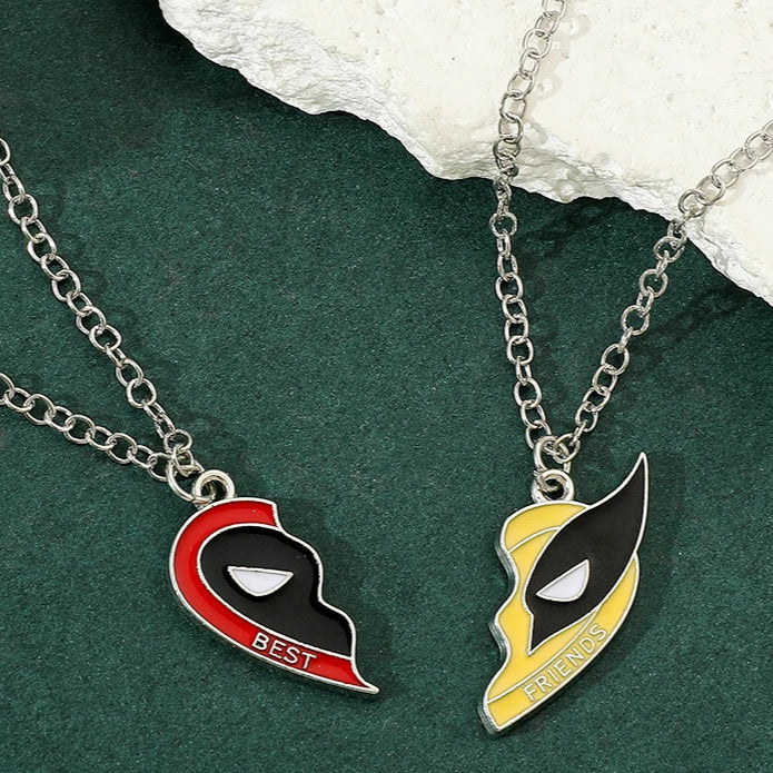 Deadpool and Wolverine Necklace Keychain